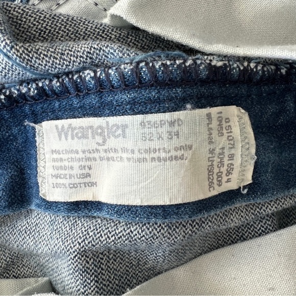 Wrangler Vintage Cowboy Cut Jeans Slim Fit Bootcut Denim - Picture 6 of 13